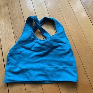 Alphalete vault bra vivid blue xs